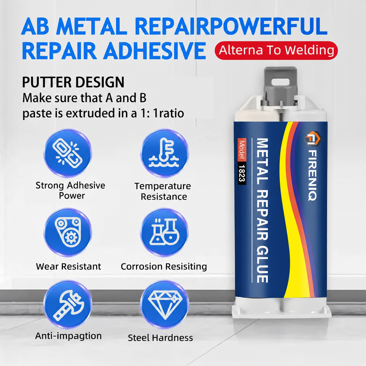 Fireniq High Temp Metal Repair Glue gallery 3