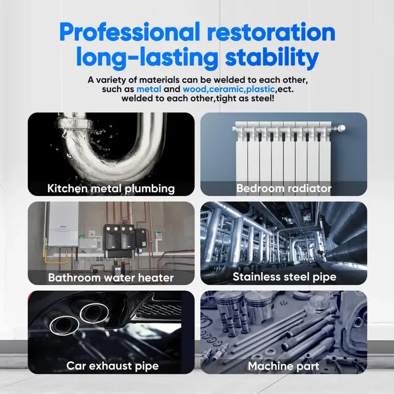 Metal repair glue applications